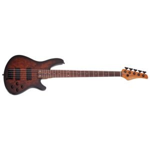 Schecter C-5 Standard 5-String Bass Guitar - Tobacco Burl 3972 Schecter C-5 Standard 5-String Bass Guitar - Tobacco Burl 3972