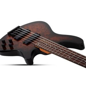 Schecter C-5 Standard 5-String Bass Guitar - Tobacco Burl 3972 4 Schecter C-5 Standard 5-String Bass Guitar - Tobacco Burl 3972
