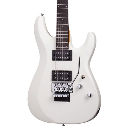 Schecter C-6 FR Deluxe Electric Guitar - Satin White 435 Schecter C-6 FR Deluxe Electric Guitar - Satin White 435