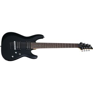 Schecter C-7 Deluxe 7-String Electric Guitar - Satin Black