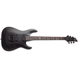 Schecter Damien-6 FR SBK Electric Guitar 2471 - Satin Black