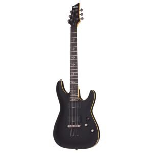 Schecter Demon-6 ABSN Electric Guitar 3660 With Bag - Aged Black Satin Schecter Demon-6 ABSN Electric Guitar 3660 With Bag - Aged Black Satin