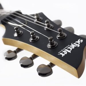 Schecter Demon-6 ABSN Electric Guitar 3660 With Bag - Aged Black Satin 5 Schecter Demon-6 ABSN Electric Guitar 3660 With Bag - Aged Black Satin