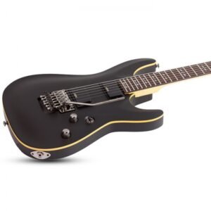 Schecter Demon-6 FR ABSN 6-String Electric Guitar With Bag - Aged Black Satin 3661 2 Schecter Demon-6 FR ABSN 6-String Electric Guitar With Bag - Aged Black Satin 3661