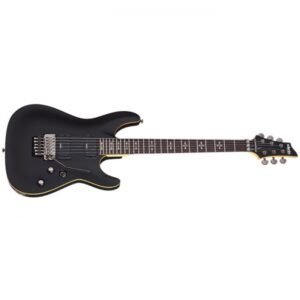 Schecter Demon-6 FR ABSN 6-String Electric Guitar With Bag - Aged Black Satin 3661 3 Schecter Demon-6 FR ABSN 6-String Electric Guitar With Bag - Aged Black Satin 3661