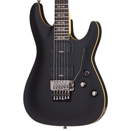 Schecter Demon-6 FR ABSN 6-String Electric Guitar With Bag - Aged Black Satin 3661