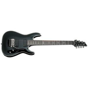 Schecter Hellraiser C-7 FR Floyd Rose Bridge 7-String Electric Guitar - Black