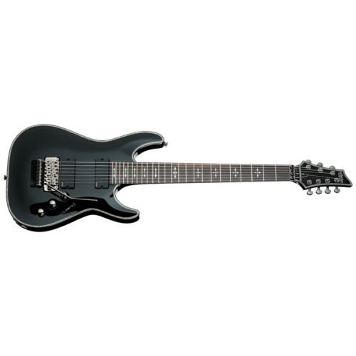 Schecter Hellraiser C-7 FR Floyd Rose Bridge 7-String Electric Guitar - Black