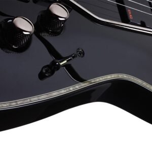Schecter Hellraiser C-7 FR Floyd Rose Bridge 7-String Electric Guitar - Black