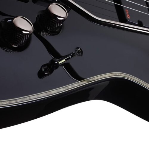 Schecter Hellraiser C-7 FR Floyd Rose Bridge 7-String Electric Guitar - Black