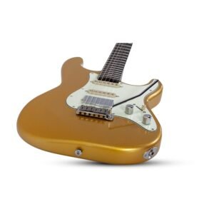 Schecter Nick Johnston Traditional HSS 10th Anniversary Electric Guitar - Atomic Saffron