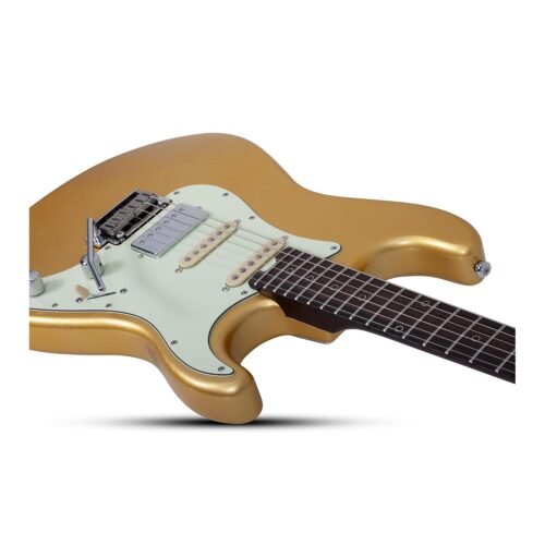Schecter Nick Johnston Traditional HSS 10th Anniversary Electric Guitar - Atomic Saffron