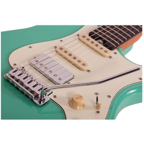 Schecter Nick Johnston Traditional HSS Electric Guitar With Gig Bag - Atomic Green 1540