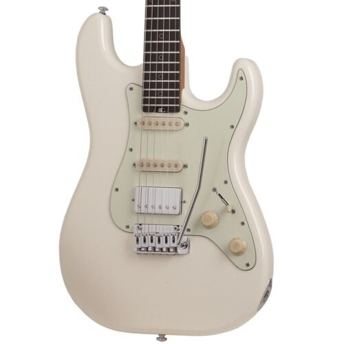 Schecter Nick Johnston Traditional HSS Electric Guitar With Gig Bag - Atomic Snow 1541 2 Schecter Nick Johnston Traditional HSS Electric Guitar With Gig Bag - Atomic Snow 1541