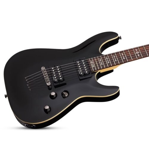 Schecter Omen 6 Electric Guitar - Gloss Black (BLK) 2060