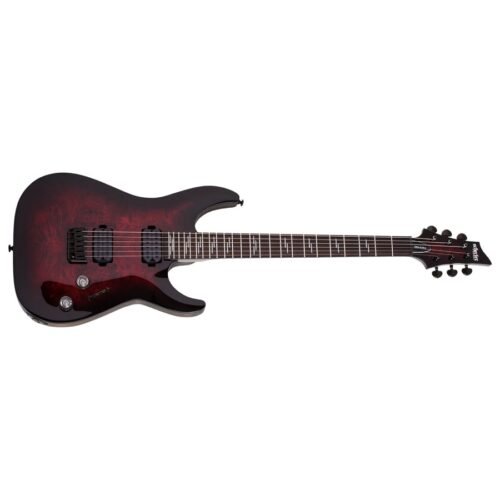 Schecter Omen Elite-6 Electric Guitar - Black Cherry Burst 2450 2 Schecter Omen Elite-6 Electric Guitar - Black Cherry Burst 2450