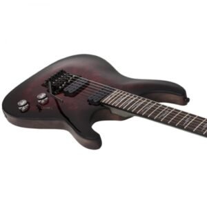 Schecter Omen Elite-6 FR BCHB Electric Guitar With Bag - Black Cherry Burst 2453