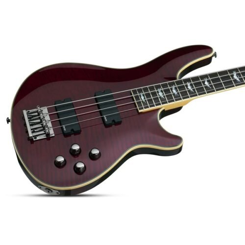 Schecter Omen Extreme-4 BCH 4-String Bass Guitar - Black Cherry 3 Schecter Omen Extreme-4 BCH 4-String Bass Guitar - Black Cherry
