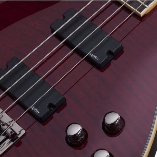 Schecter Omen Extreme-4 BCH 4-String Bass Guitar - Black Cherry 4 Schecter Omen Extreme-4 BCH 4-String Bass Guitar - Black Cherry