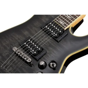 Schecter Omen Extreme 6 Electric Guitar - See Thru Black