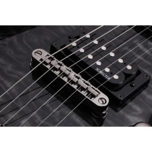 Schecter Omen Extreme 6 Electric Guitar - See Thru Black