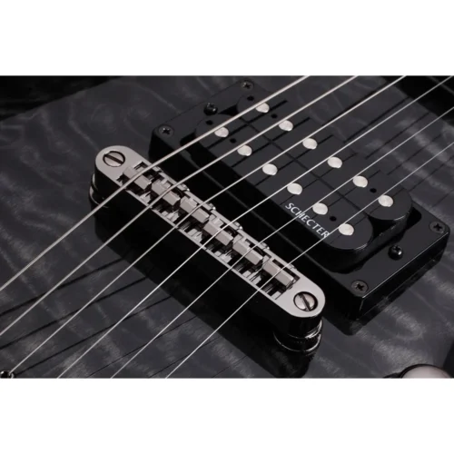 Schecter Omen Extreme 6 Electric Guitar - See Thru Black