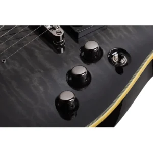 Schecter Omen Extreme 6 Electric Guitar - See Thru Black