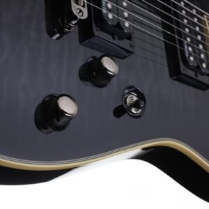 Schecter Omen Extreme-7 STBLK Electric Guitar With Bag - See-Thru Black 5 Schecter Omen Extreme-7 STBLK Electric Guitar With Bag - See-Thru Black