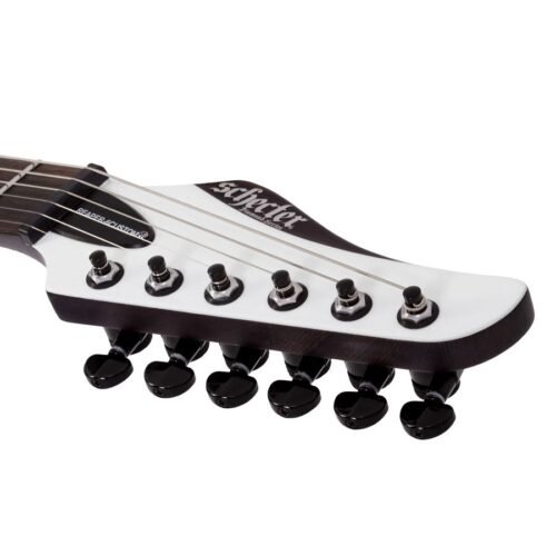 Schecter Reaper-6 Custom Electric Guitar - Gloss White 2178 6 Schecter Reaper-6 Custom Electric Guitar - Gloss White 2178
