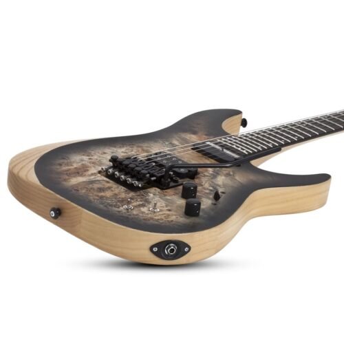 Schecter Reaper-6 FR S SCB Electric Guitar - Satin Charcoal Burst 1506 2 Schecter Reaper-6 FR S SCB Electric Guitar - Satin Charcoal Burst 1506