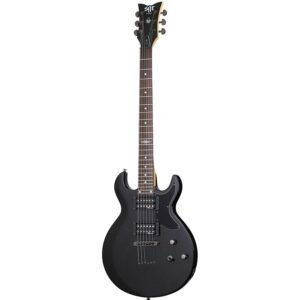 Schecter S-1 SGR Arched Top 6 String Electric Guitar - Midnight Satin Black Schecter S-1 SGR Arched Top 6 String Electric Guitar - Midnight Satin Black