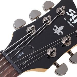 Schecter S-1 SGR Arched Top 6 String Electric Guitar - Midnight Satin Black 5 Schecter S-1 SGR Arched Top 6 String Electric Guitar - Midnight Satin Black
