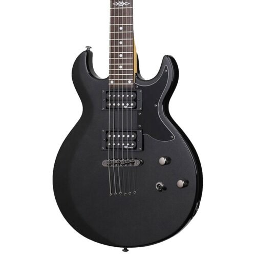 Schecter S-1 SGR Arched Top 6 String Electric Guitar - Midnight Satin Black 7 Schecter S-1 SGR Arched Top 6 String Electric Guitar - Midnight Satin Black