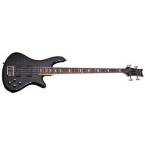 Schecter Stiletto Extreme-4 STBLK 4-String Bass Guitar - See-Thru Black