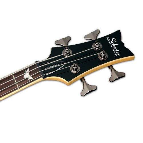 Schecter Stiletto Extreme-4 STBLK 4-String Bass Guitar - See-Thru Black