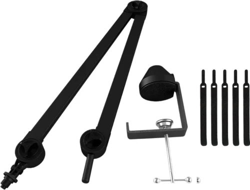 Softline Pro Heavy Duty Microphone Stand, Long Springless Scissors Boom Arm Mic Stand (SPRJ111)