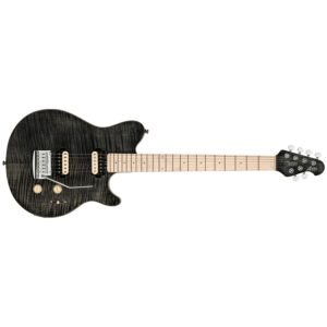 Sterling AX3FM TBK 6-String Electric Guitar - Transparent Black
