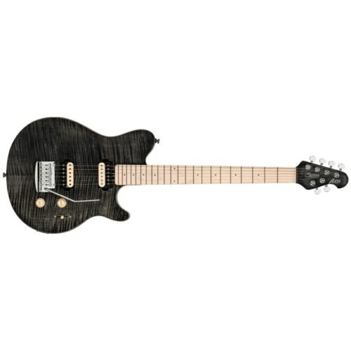 Sterling AX3FM TBK 6-String Electric Guitar - Transparent Black
