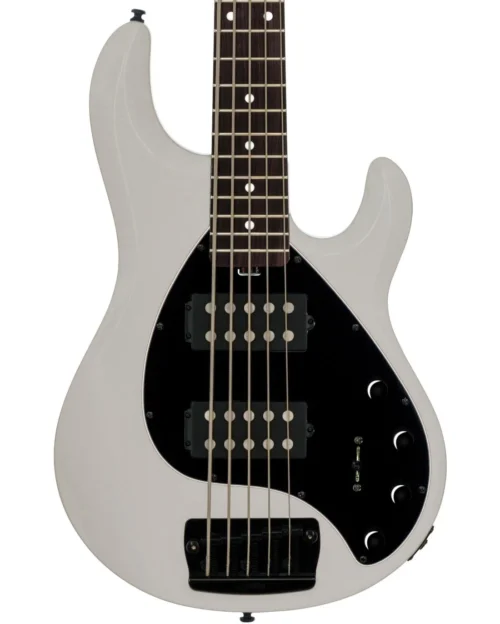 Sterling RAY35HH 5-String Bass Guitar - Chalk Gray 2 Sterling RAY35HH 5-String Bass Guitar - Chalk Gray