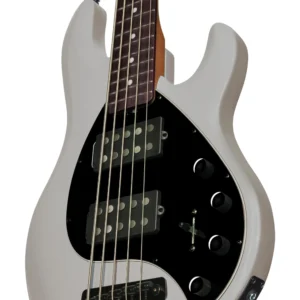 Sterling RAY35HH 5-String Bass Guitar - Chalk Gray 3 Sterling RAY35HH 5-String Bass Guitar - Chalk Gray