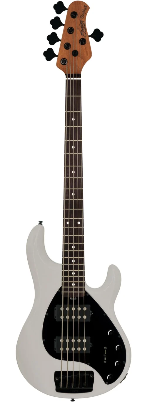 Sterling RAY35HH 5-String Bass Guitar - Chalk Gray