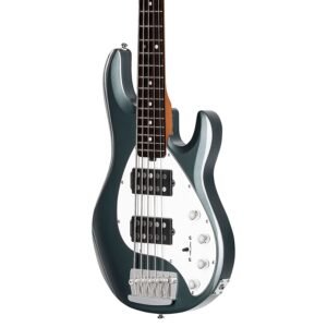 Sterling RAY35HH 5-String Bass Guitar - Charcoal Frost 2 Sterling RAY35HH 5-String Bass Guitar - Charcoal Frost