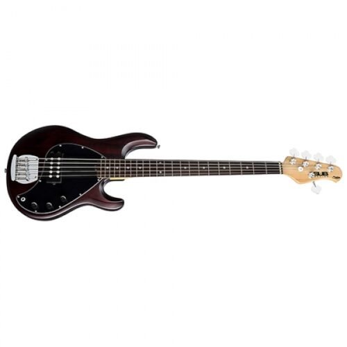 Sterling StingRay Ray5 5-String Bass Guitar - Walnut Satin 2 Sterling StingRay Ray5 5-String Bass Guitar - Walnut Satin