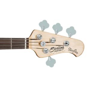 Sterling Stingray RAY4 4-String Bass Guitar - Trans Black Satin