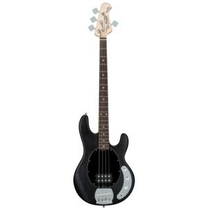 Sterling Stingray RAY4 4-String Bass Guitar - Trans Black Satin