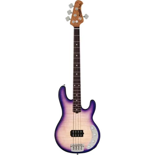 Sterling by Music Man StingRay Ray34 Electric Bass Guitar - Purple Sunset Sterling by Music Man StingRay Ray34 Electric Bass Guitar - Purple Sunset
