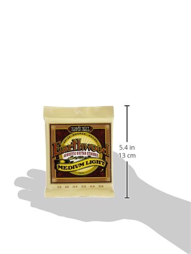 Ernie Ball Earthwood Medium Light 80/20 Bronze Acoustic Guitar Strings - 12-54 Gauge Ernie Ball Earthwood Medium Light 80/20 Bronze Acoustic Guitar Strings - 12-54 Gauge