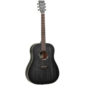 Tanglewood TWBB SD E Blackbird Series Electro-Acoustic Guitar - Smokestack Black Satin