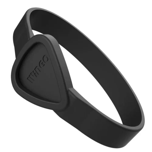 Wingo PB-W6 Silicone Wristband Pick Holder - Black
