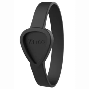 Wingo PB-W6 Silicone Wristband Pick Holder - Black